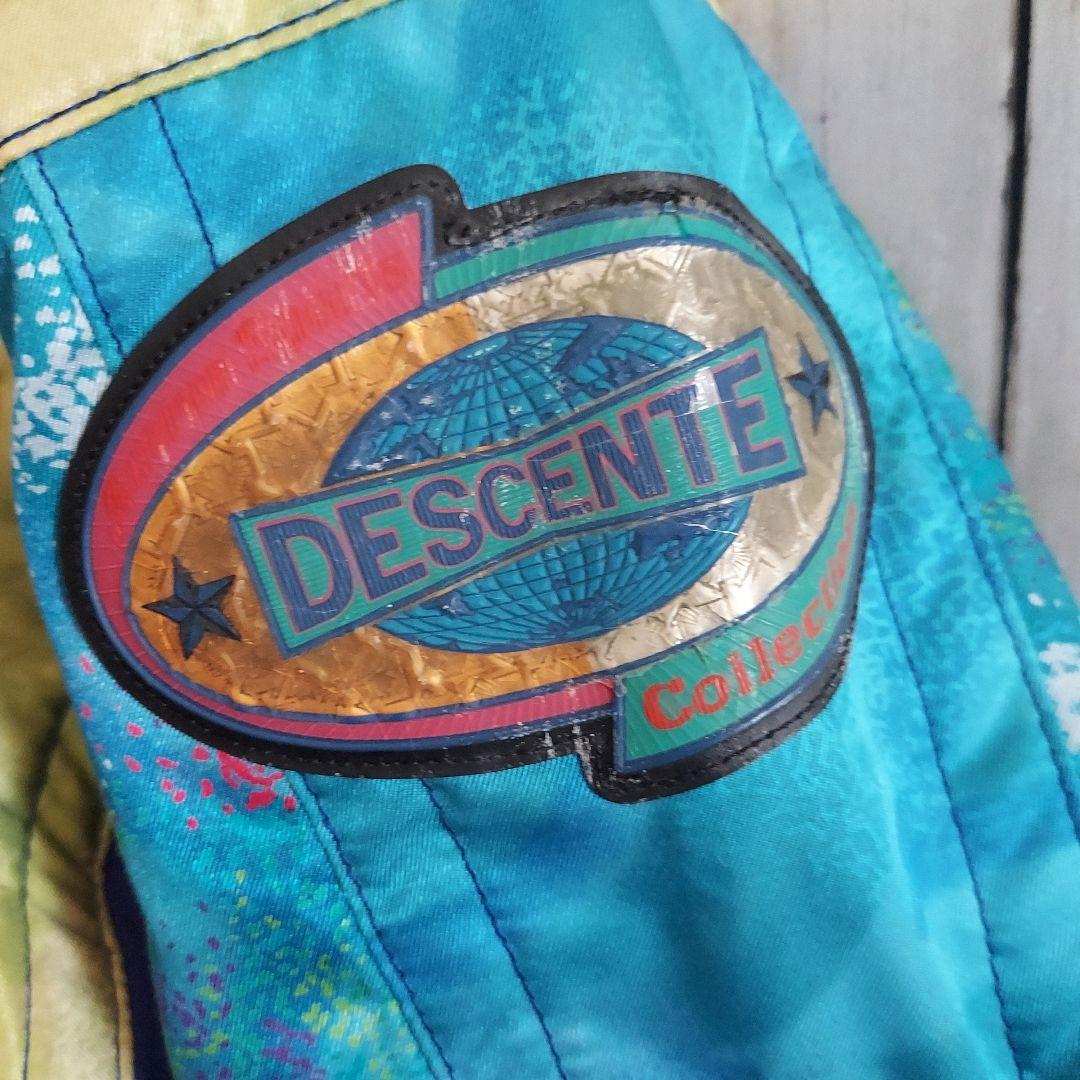 【DESCENTE】デサント スキーウェア 上下セット XL相当 青