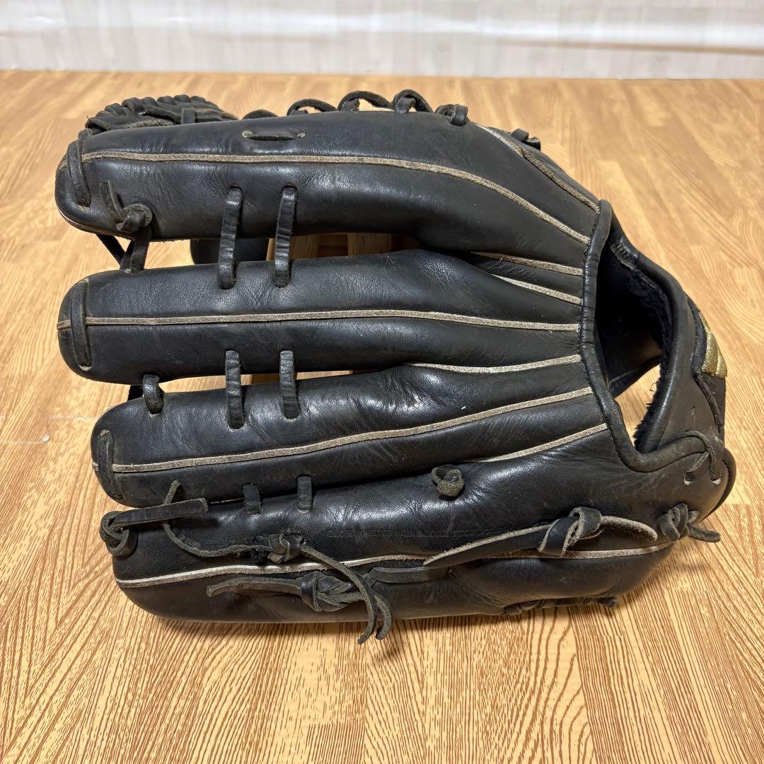 glom グロム 軟式 グローブ 外野手用 ブラック