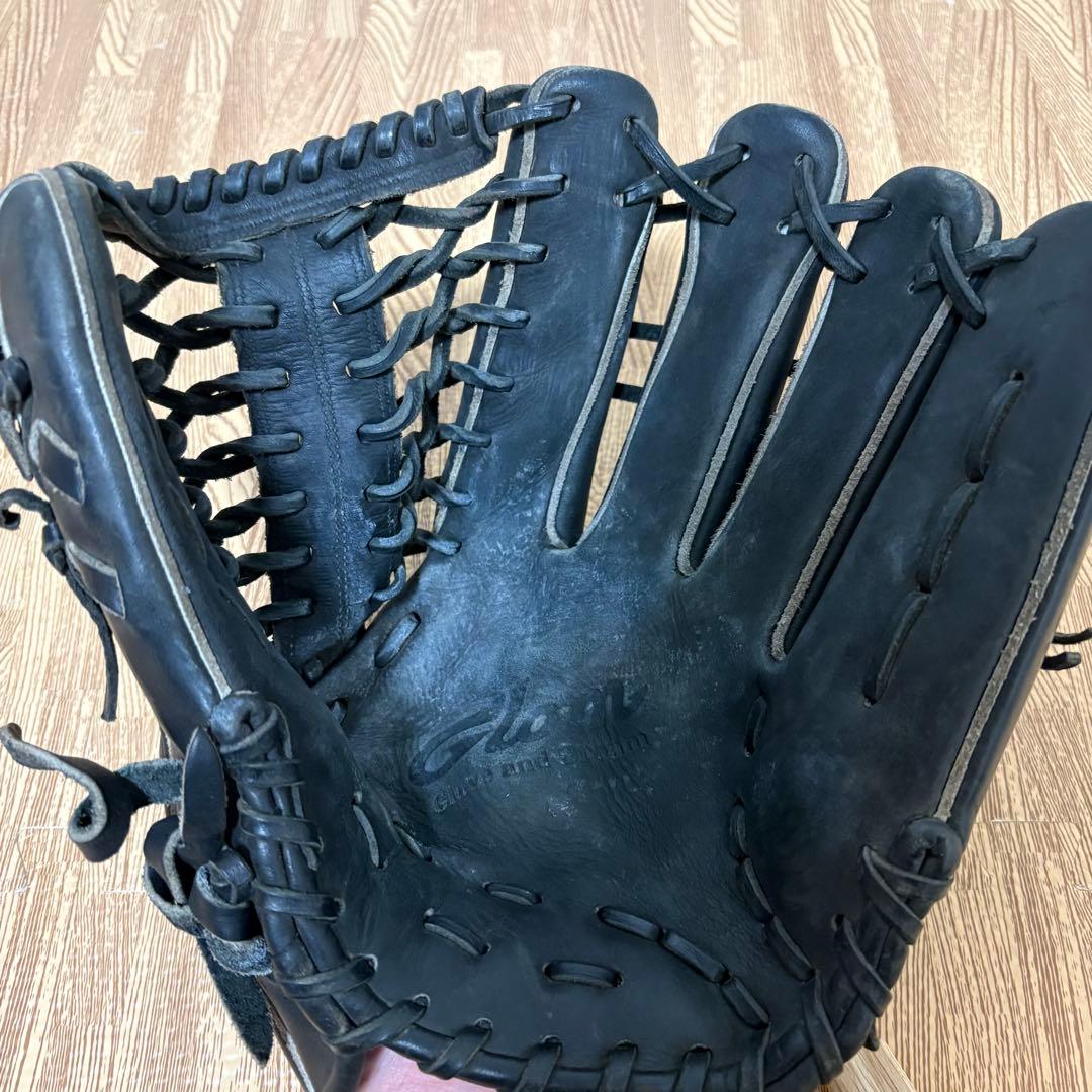 glom グロム 軟式 グローブ 外野手用 ブラック