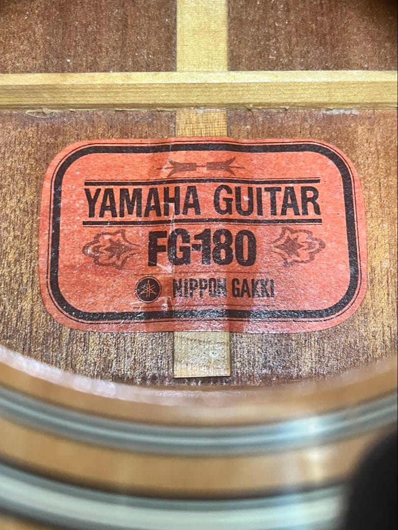 美品YAMAHA FG180 赤ラベル　ジャパンビンテージ