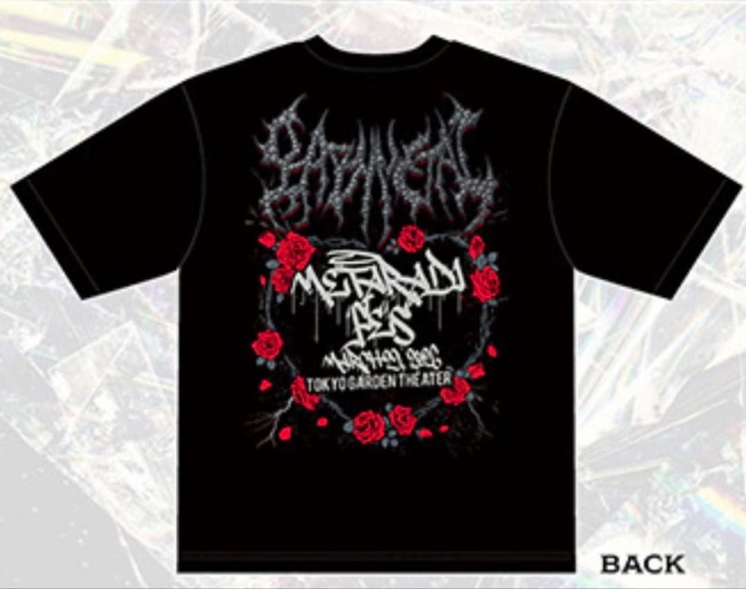 【新品・未開封】BABYLメタラジ！FES 「メタトモ」Tシャツ XL