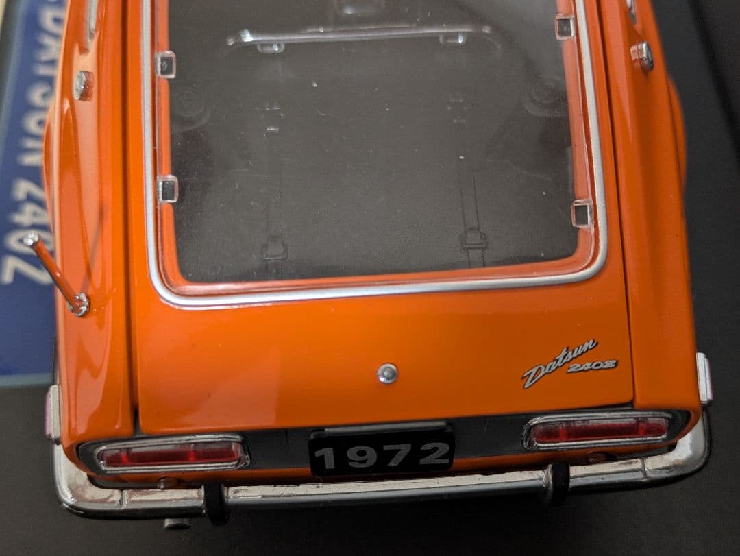 サンスター　1972 DATSUN 240Z ダットサン　オレンジ ミニカー