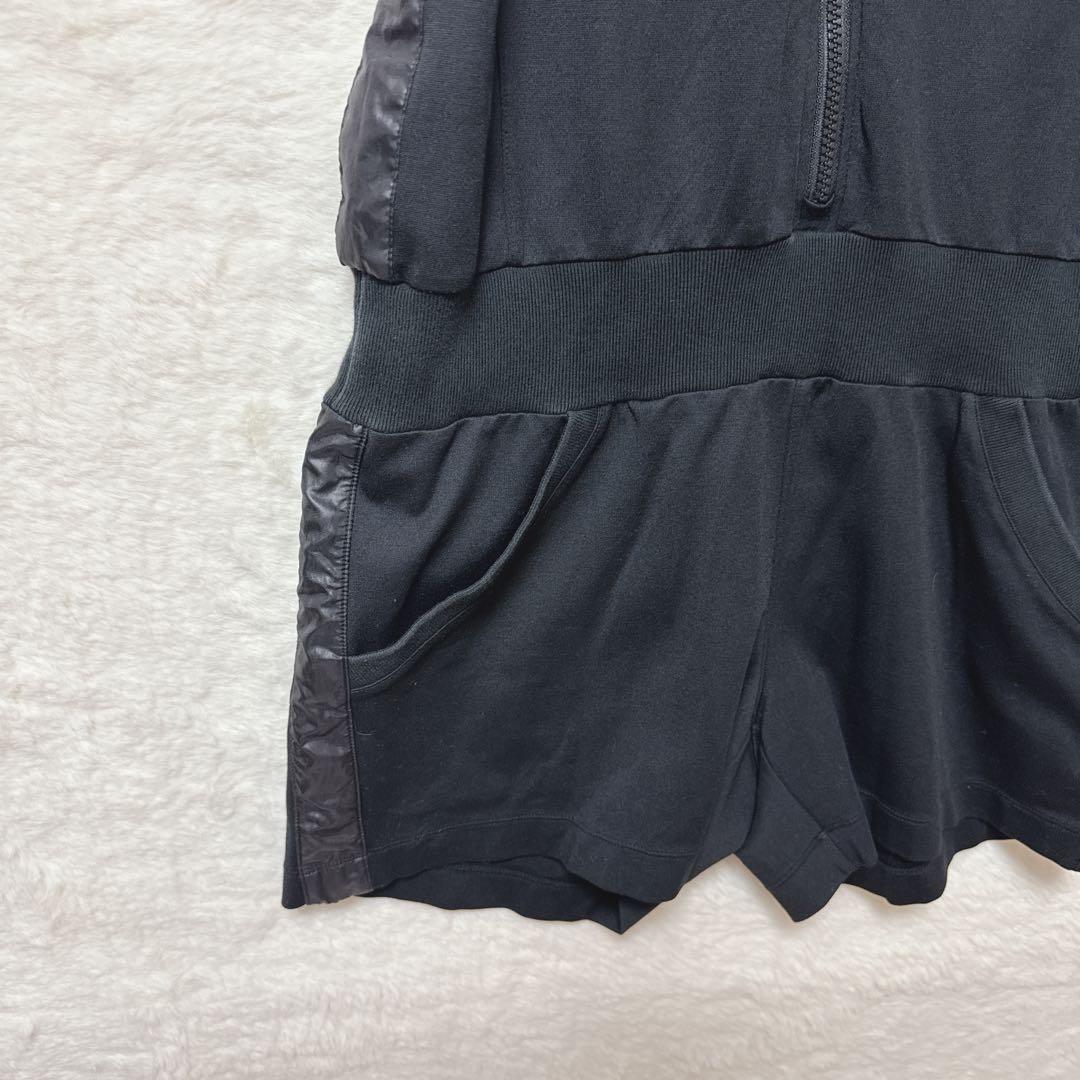 BURBERRY GOLF ショートオールインワン フード 異素材切替 2