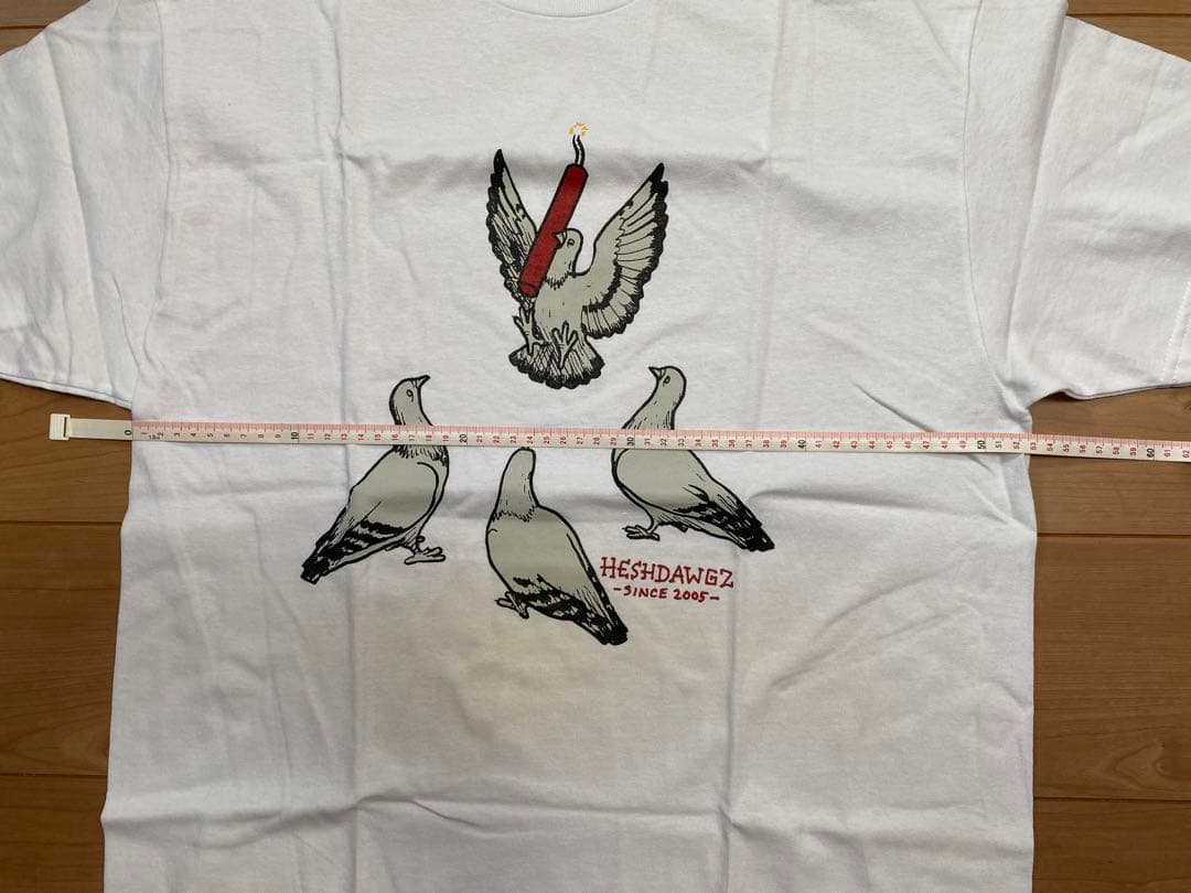 HESHDAWGZ × TODD FRANCIS PIGEON Tシャツ L