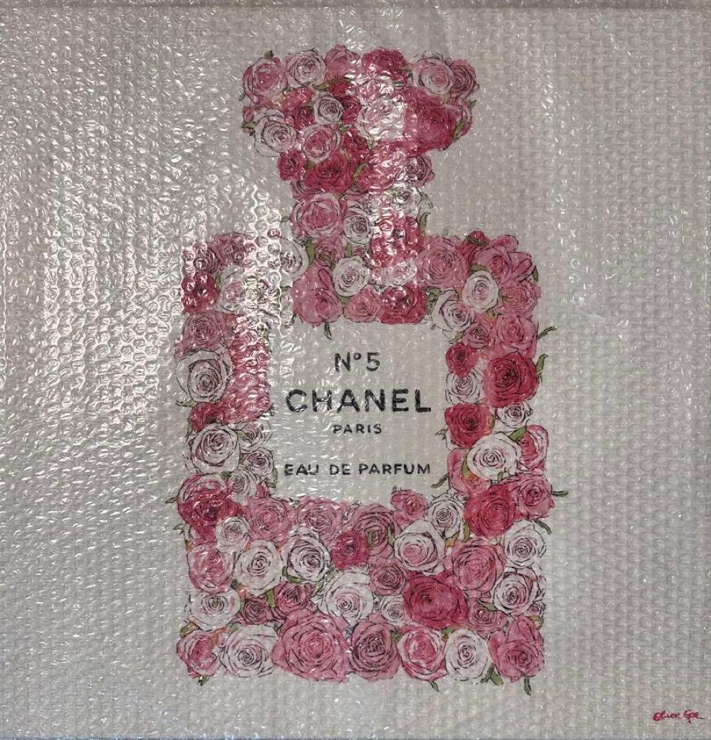 CHANEL N°5 花のアート作品