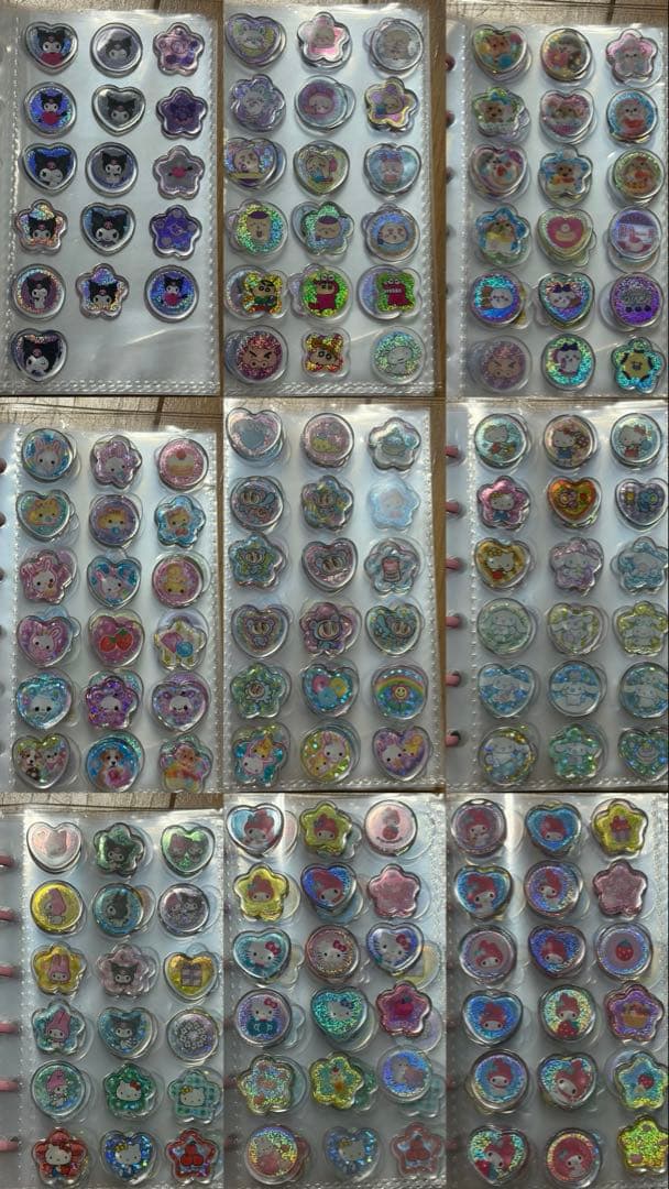 シール帳 完成品 タイルシール おはじきシール ウォーター たまごっち 平成