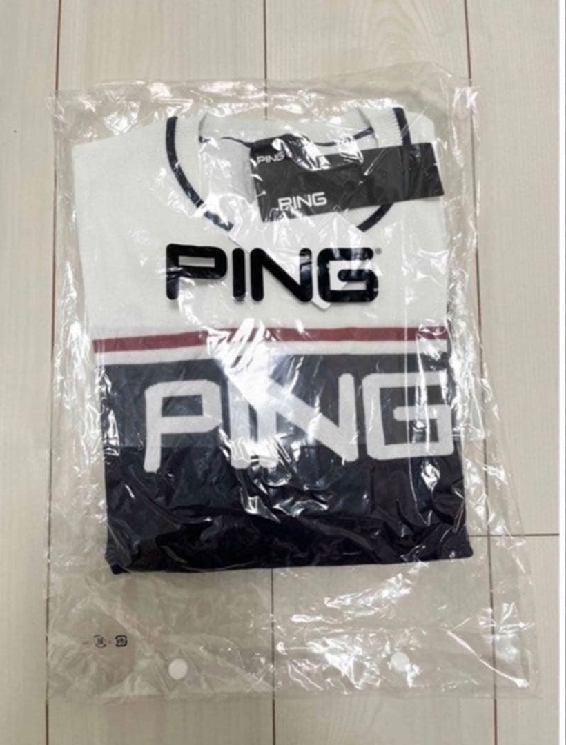 PING レディースドレス ネイビー/ホワイト　セットアップ販売