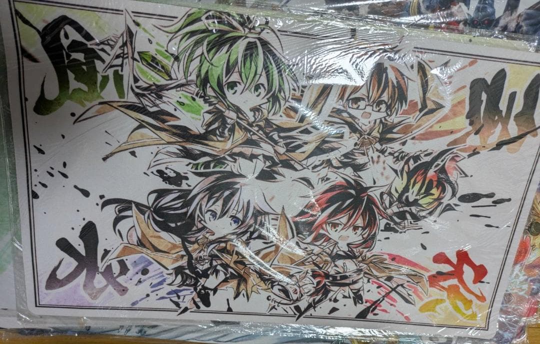 プレイマット ラバーマット 遊戯王 憑依覚醒 ウィン エリア ヒータ アウス