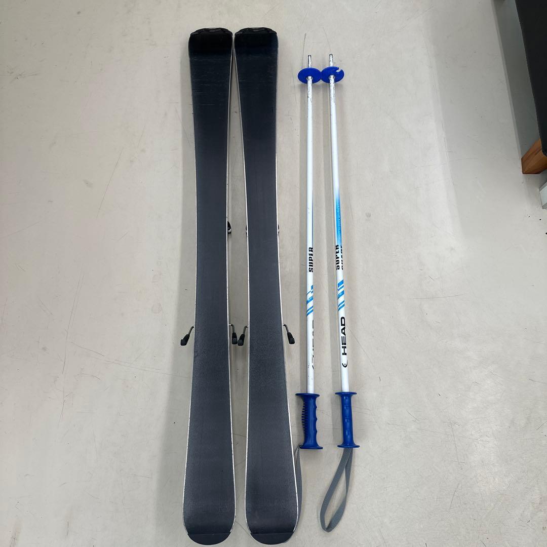 ジュニア用　スキー板117cm ブーツ22cm ストック90cm セット