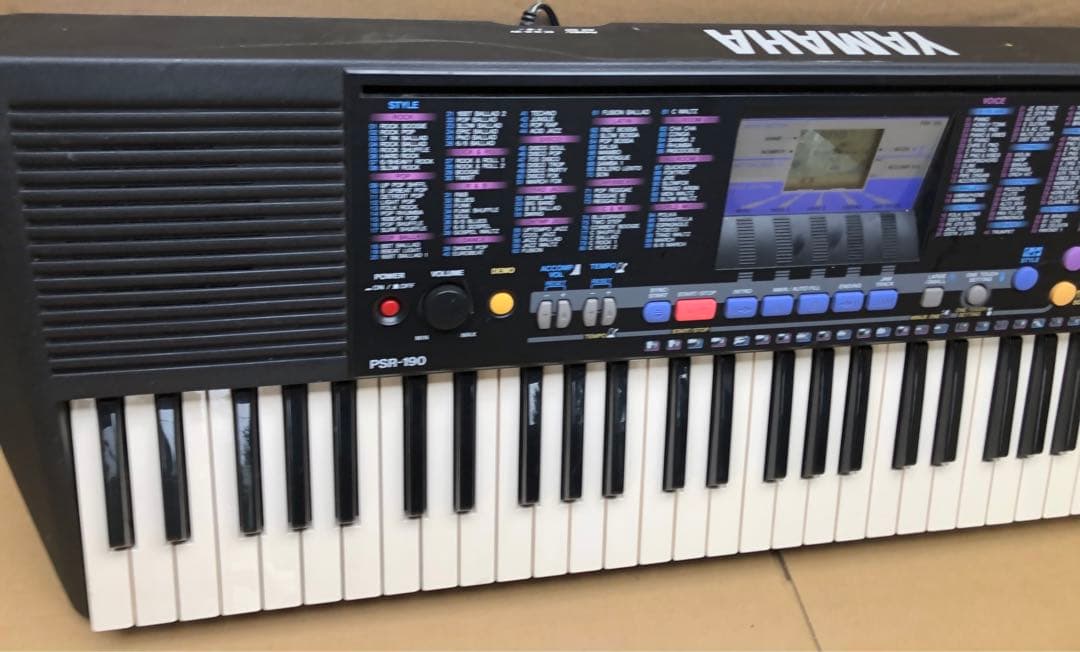 YAMAHA PSR-190 61鍵 電子ピアノ キーボード ヤマハ