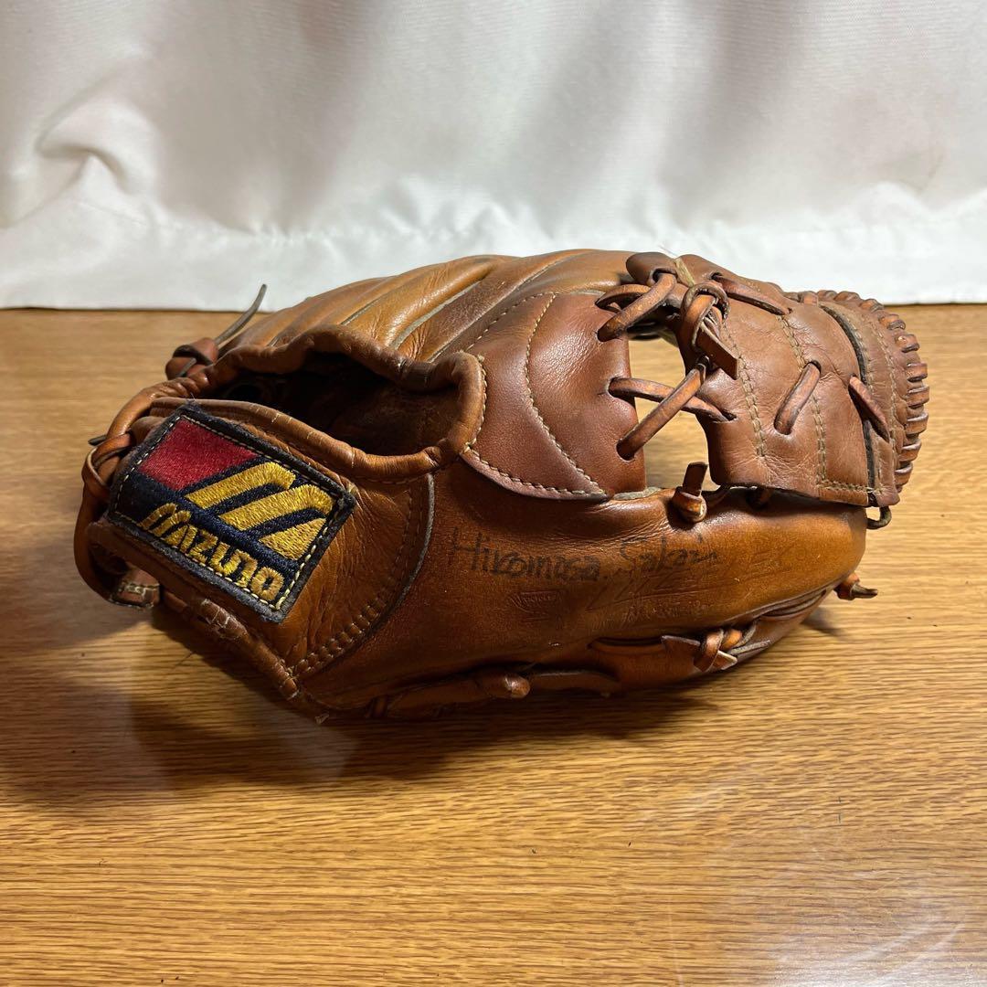 訳あり ミズノ ワールドウィン 一般硬式 グローブ グラブ 内野用 良品 記名跡