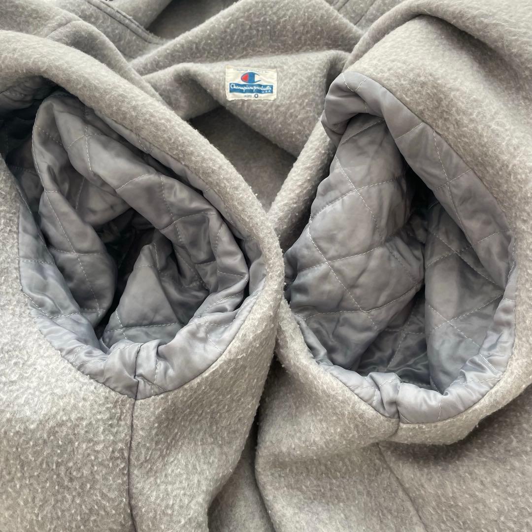 Champion products U.S.A.ベンチコートO裏起毛 グレー系