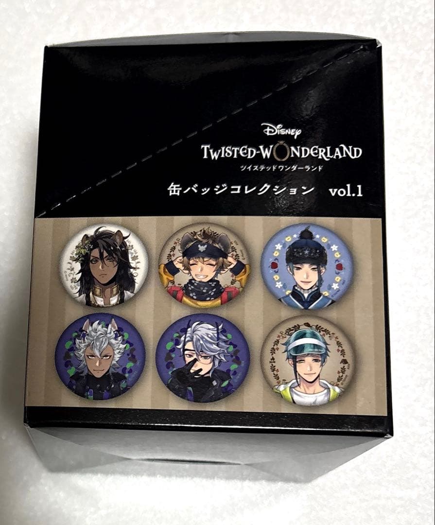 ツイステ展 缶バッジコレクションvol.1 BOX リドル レオナ アズール