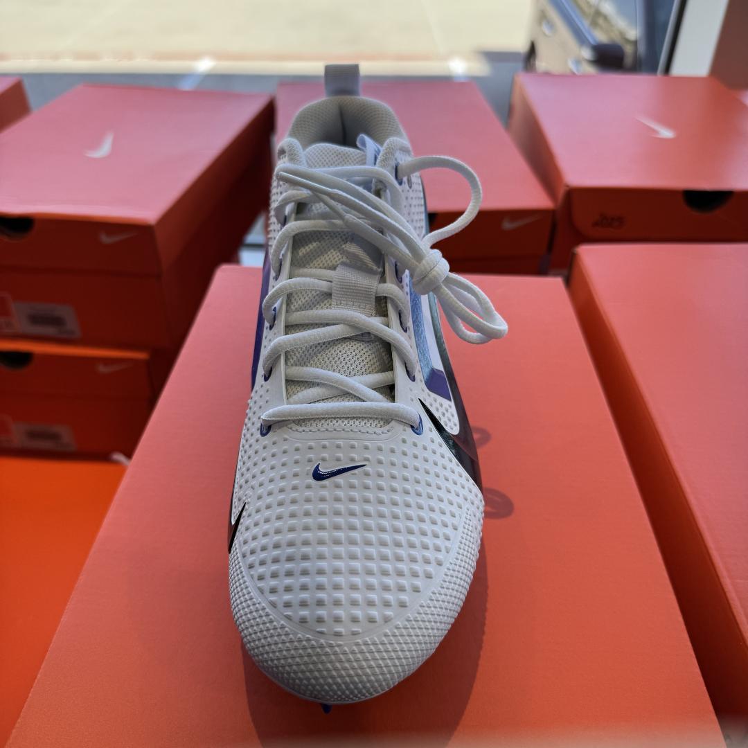 NIKE ALPHA スパイク 白/青 箱付き 28.5cm