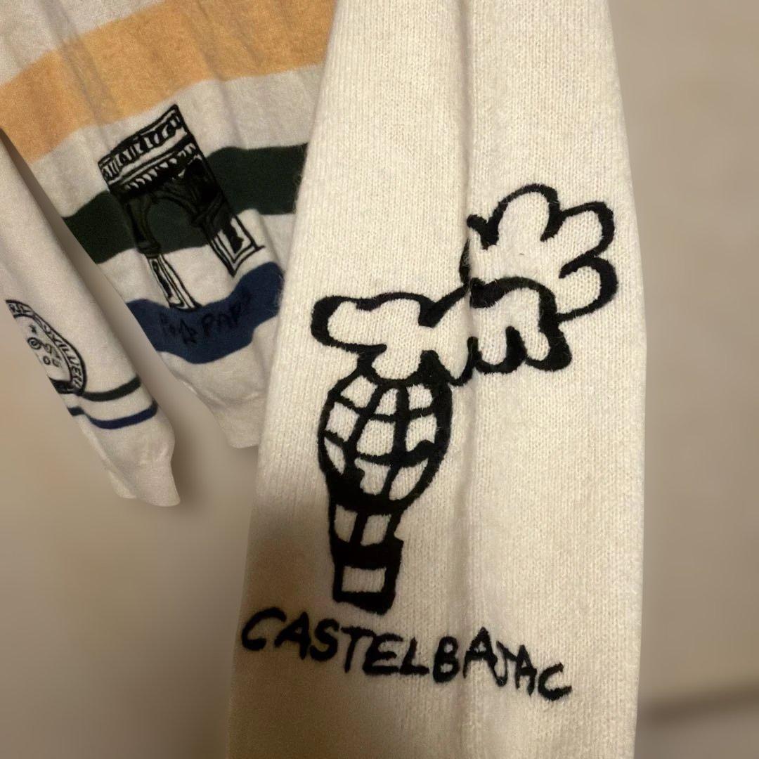 ストライプニットセーター CASTELBAJAC未使用XLサイズ