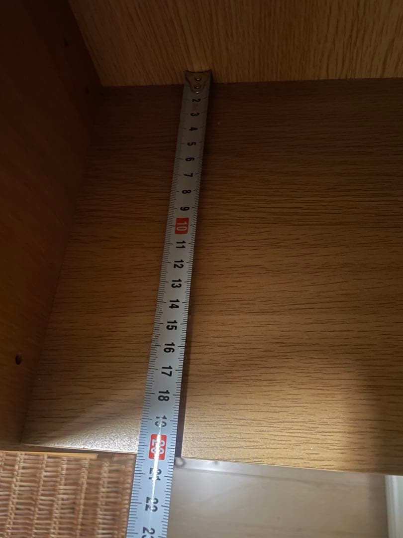 無印良品 オーク材 薄型ラック 奥行22cm