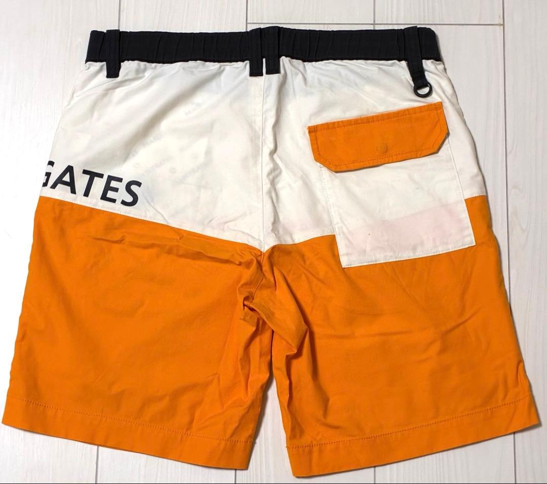 【美品】PEARLY GATES オレンジ ホワイト ショートパンツ