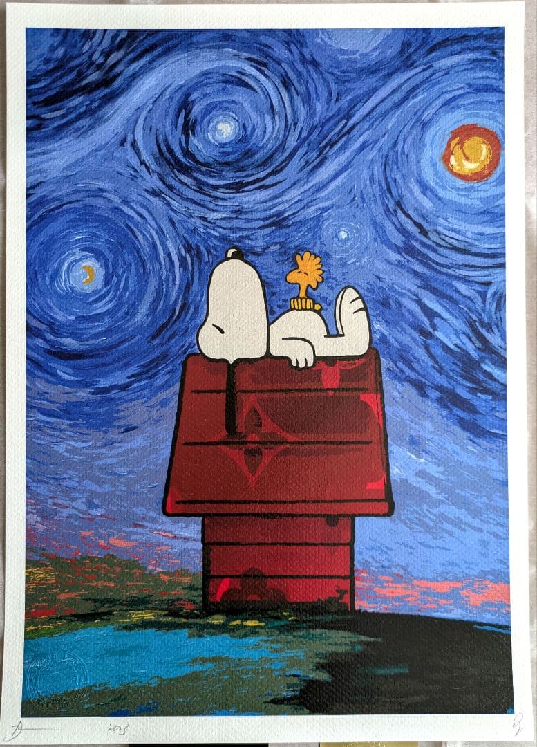 【DEATH NYC】SNOOPY×GOGH【世界限定100枚】