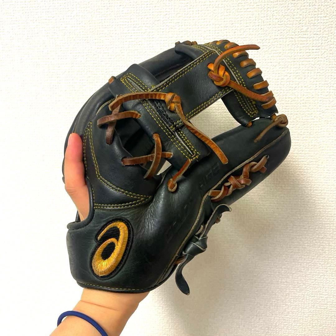 185 アシックス ゴールドステージ 即戦力 軟式 内野手用グローブ