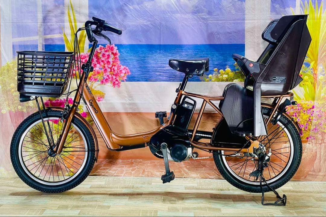 ギュットアニーズ 2019モデル⭐️16AH！子供乗せ電動アシスト自転車Y3243