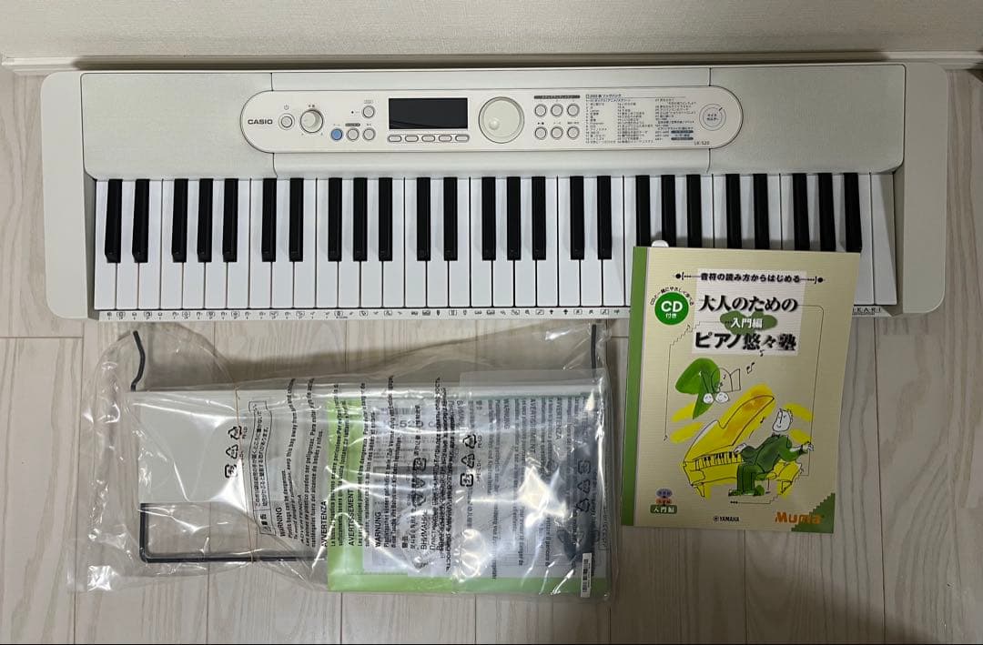CASIO LK-520 ホワイト 電子キーボード