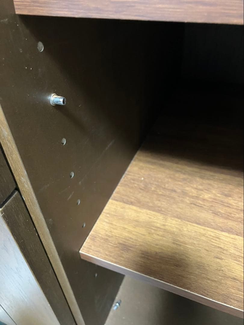 LOWYA 食器棚　レンジ台　コンセント付き