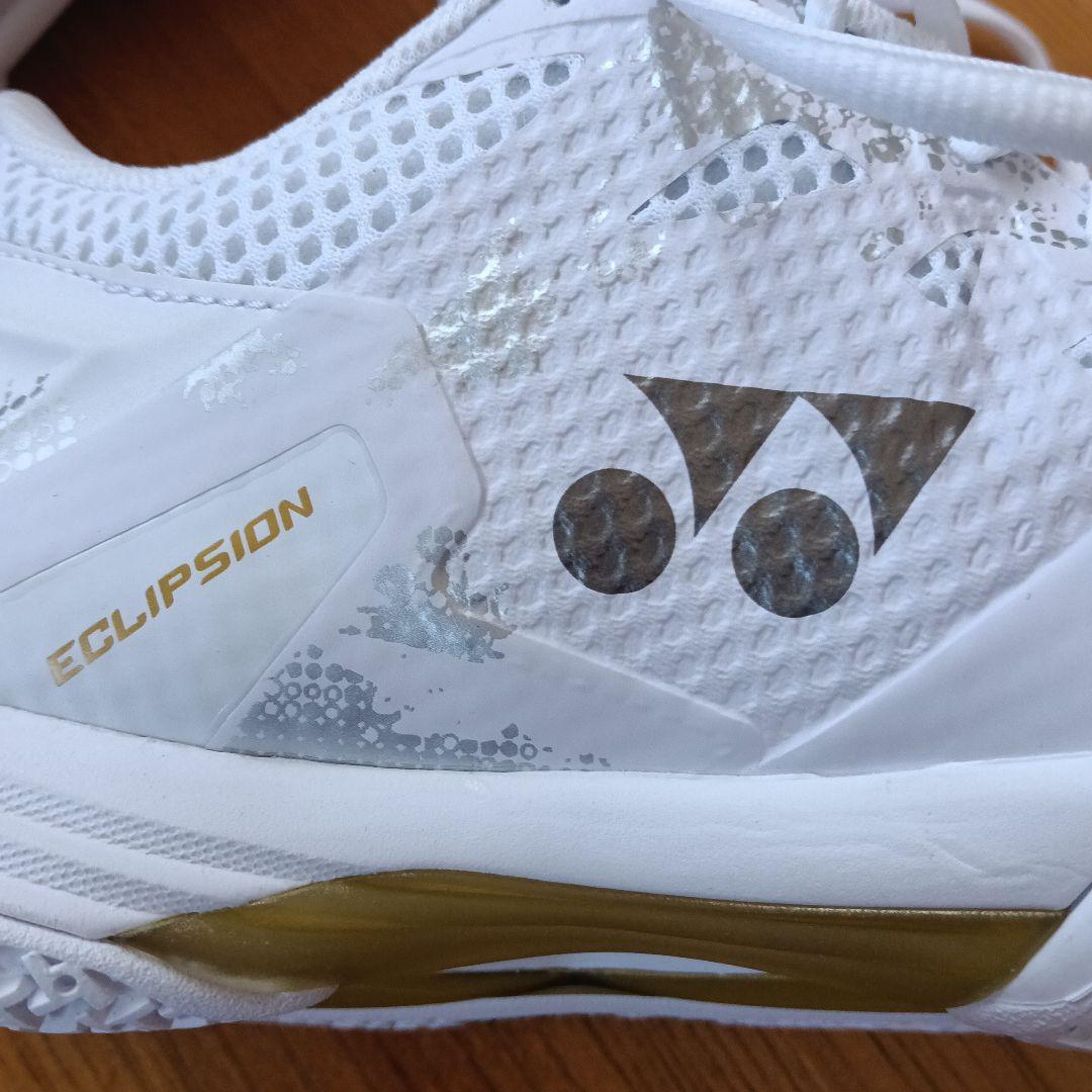 YONEX バドミントンシューズ ホワイト US 6　24.5センチ