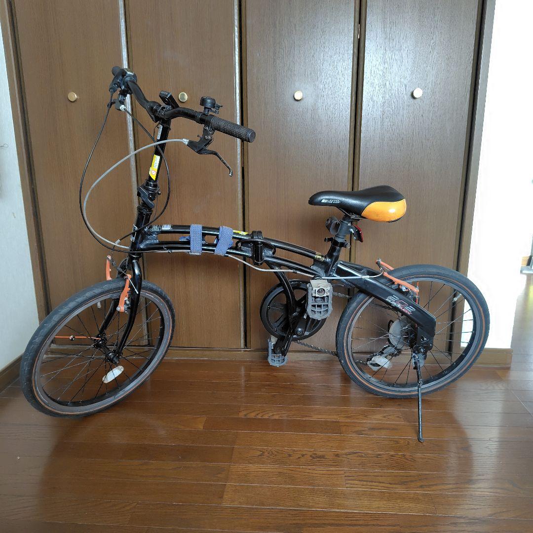 【手渡し限定】ドッペルギャンガー　202BLACKMAX 折りたたみ自転車