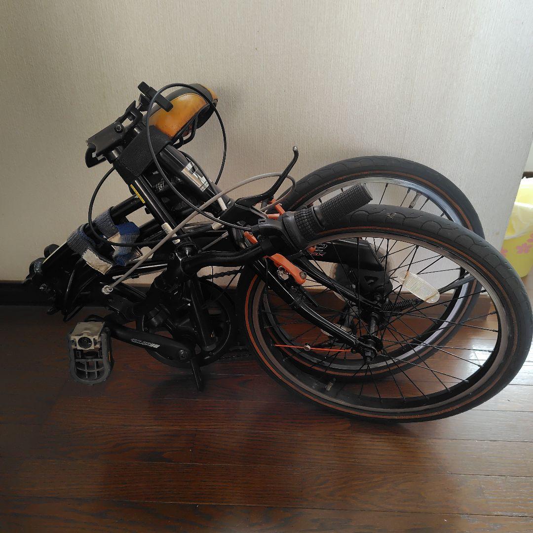 【手渡し限定】ドッペルギャンガー　202BLACKMAX 折りたたみ自転車