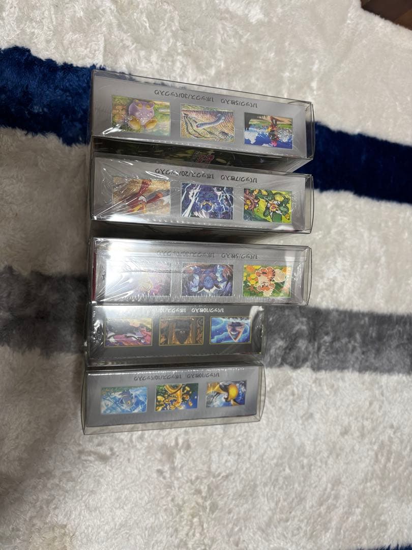 【新品未開封、シュリンク付き】ポケモンカード5BOXまとめ売り