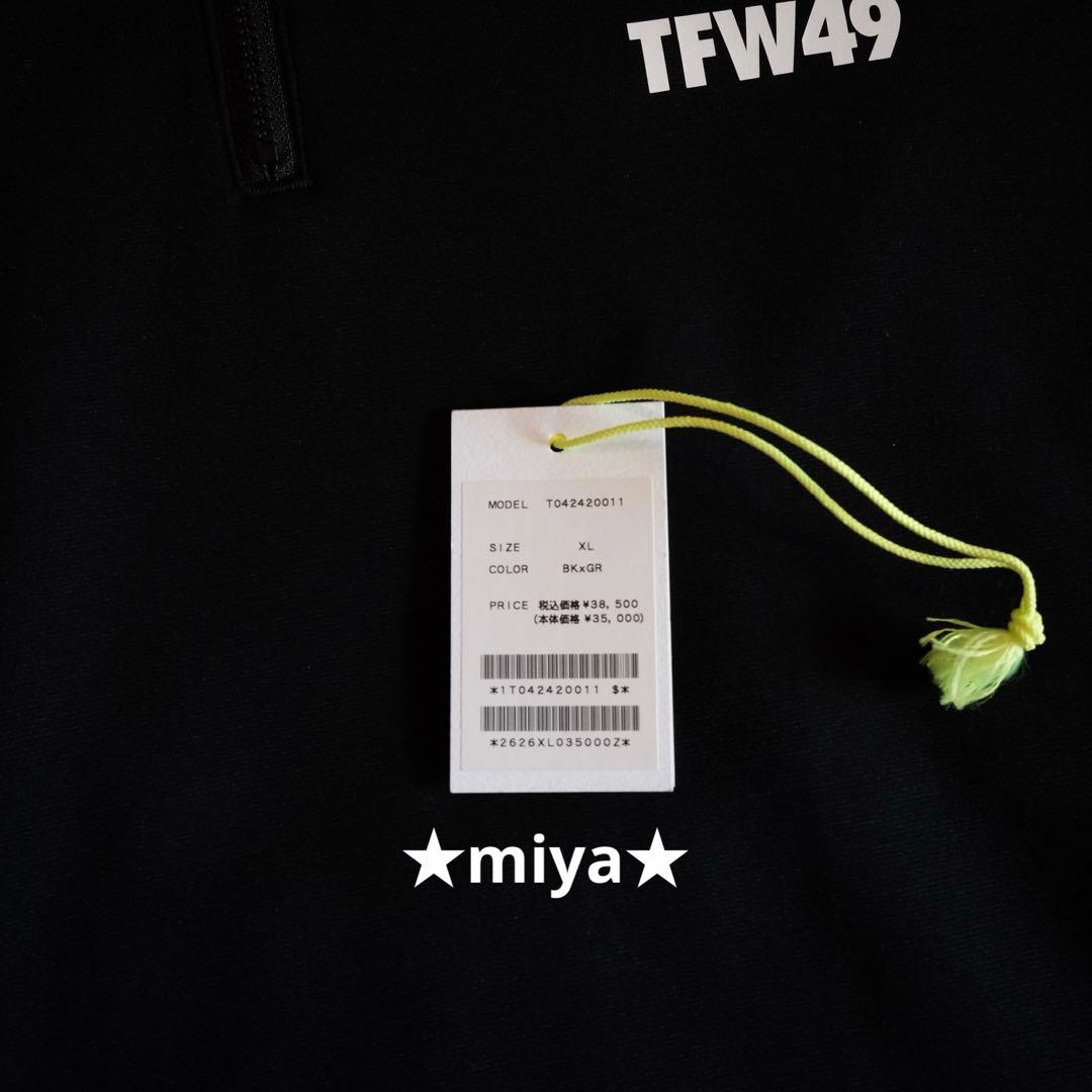 新品【定価3.9万】TFW49 / COMBINATION HALF ZIP