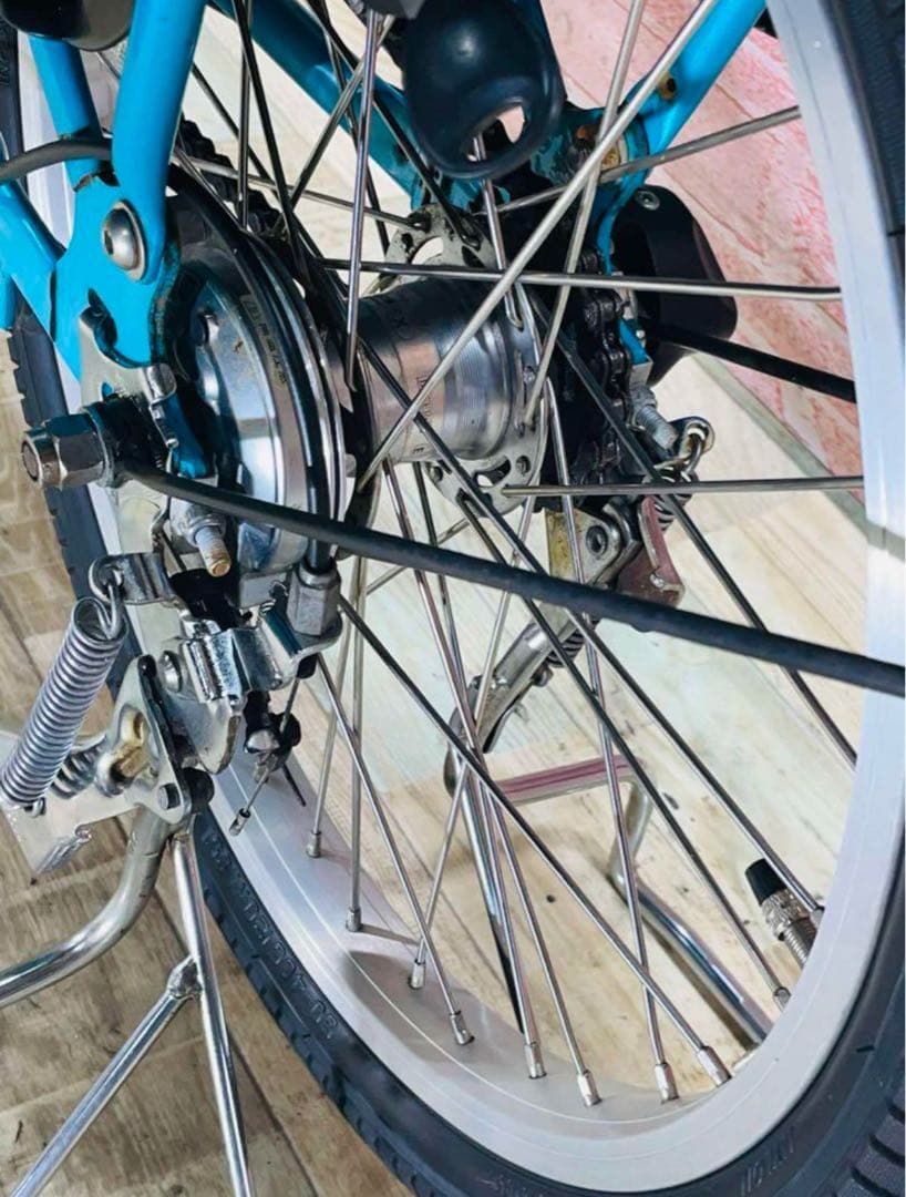 K2052 電動自転車パナソニック子供乗せ 20インチ 8Ah ブルー