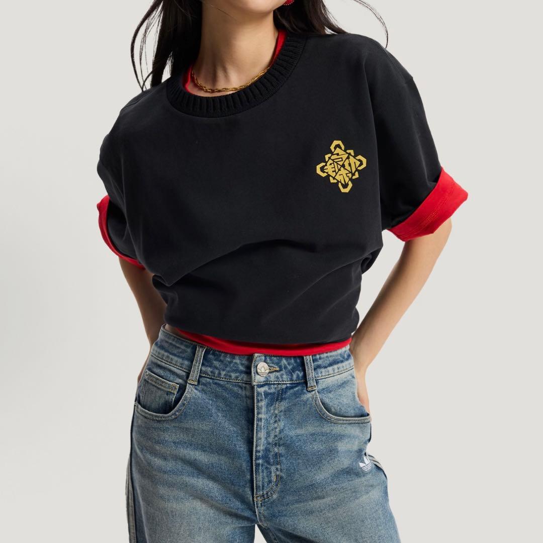 新品2XL Adidas FW25 CNY 馬年限定 半袖Tシャツ KT0714