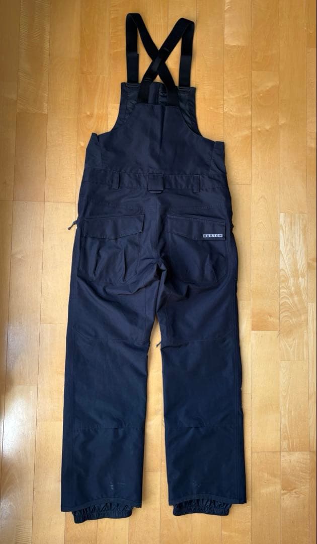 ［BURTON］バートンメンズ スノーボードウェアリザーブビブパンツMブラック