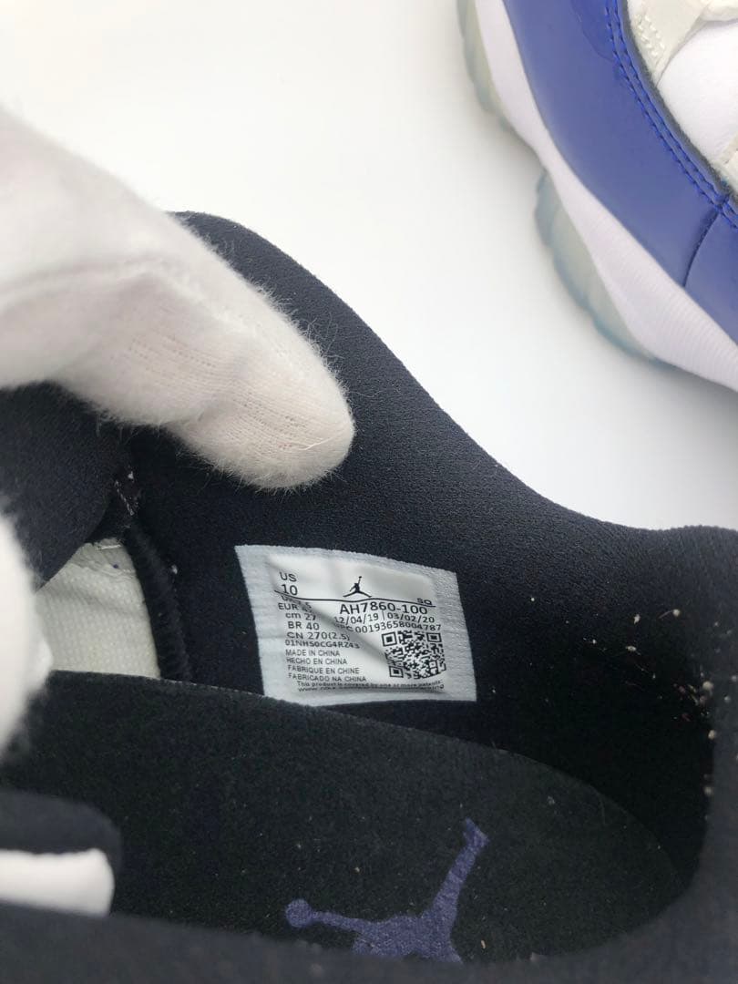シューズ(男性用) NIKE WMNS Air Jordan11 Low AH7860-100