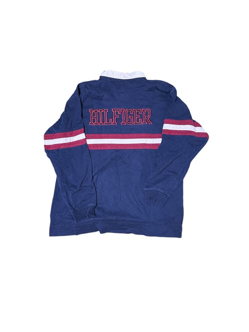   ラガーシャツ XL ネイビー