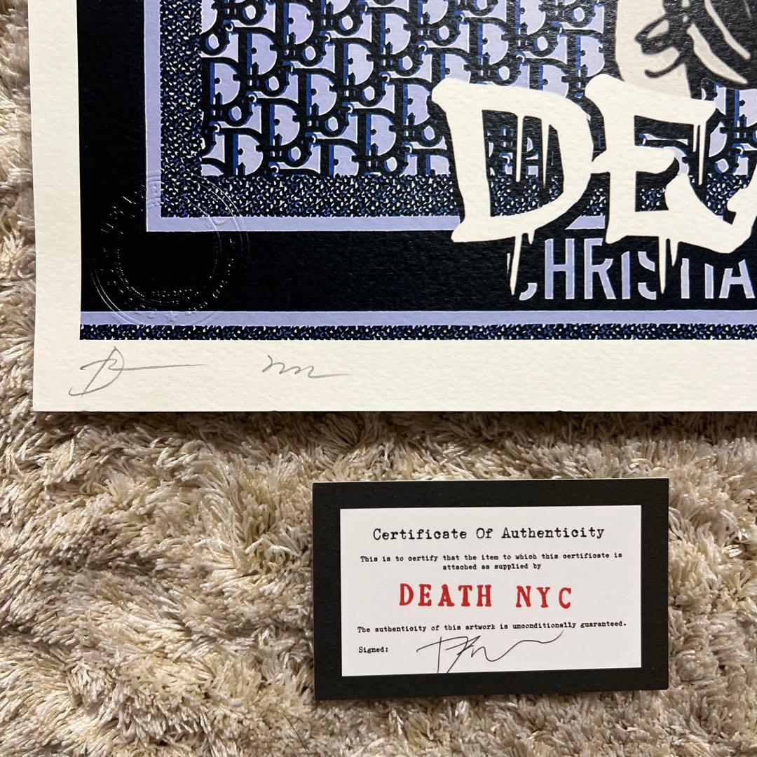 DIOR DEATH NYC版画　証明書付き