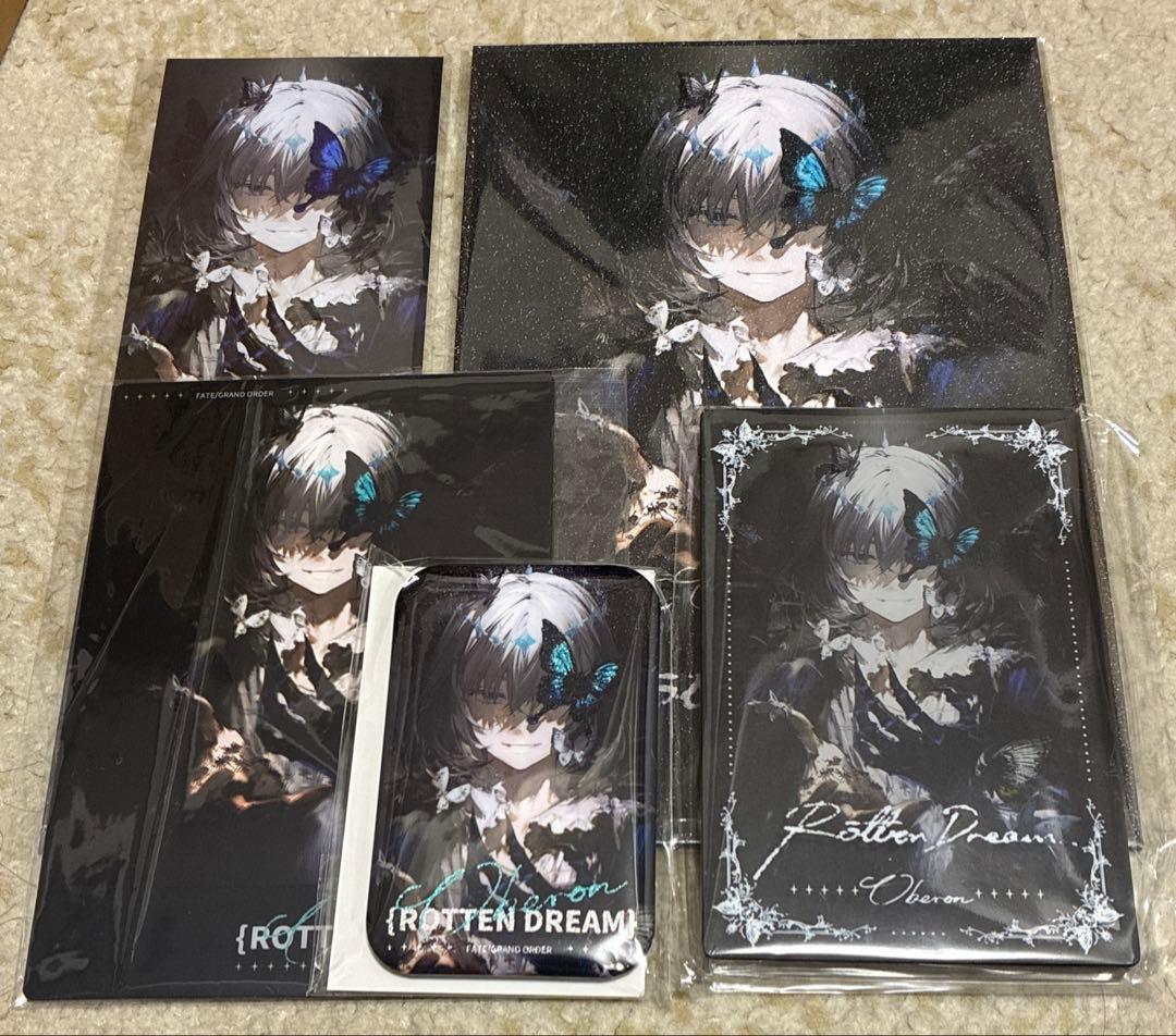 FGO　Rella先生　ポストカード　缶バッジ　アクリルブロック　色紙　オベロン