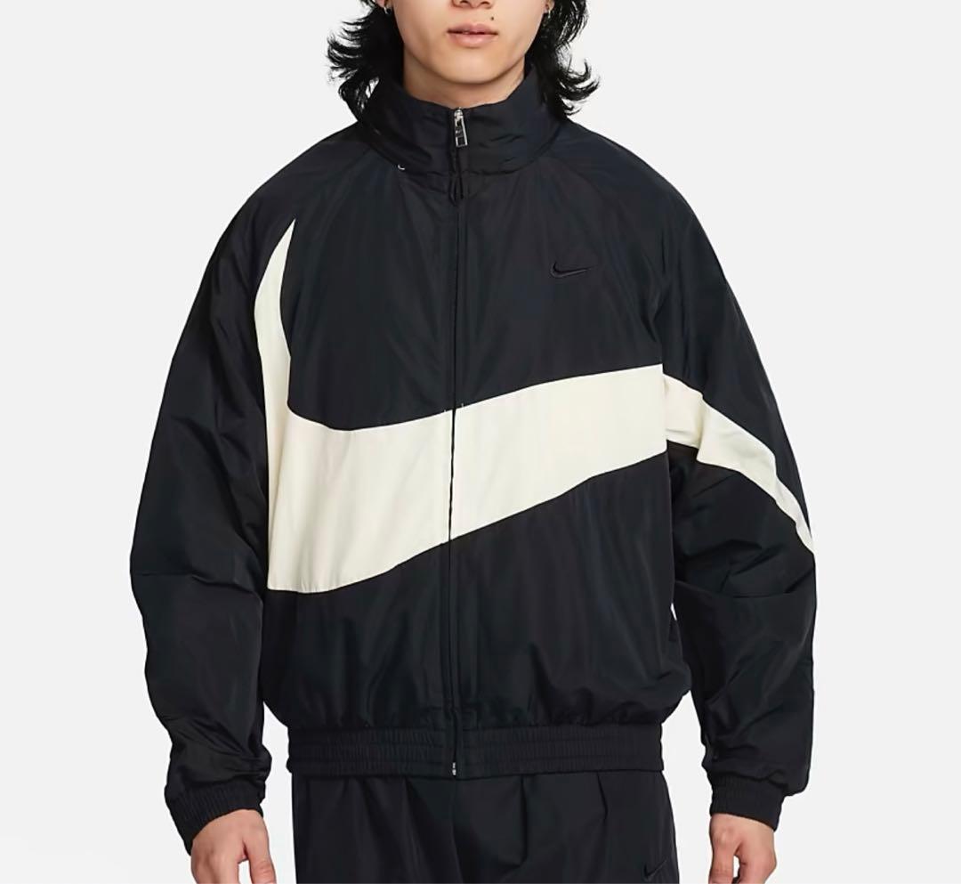 新品　完売　ブラック　XLサイズ　NIKE ビッグスウッシュ セットアップ