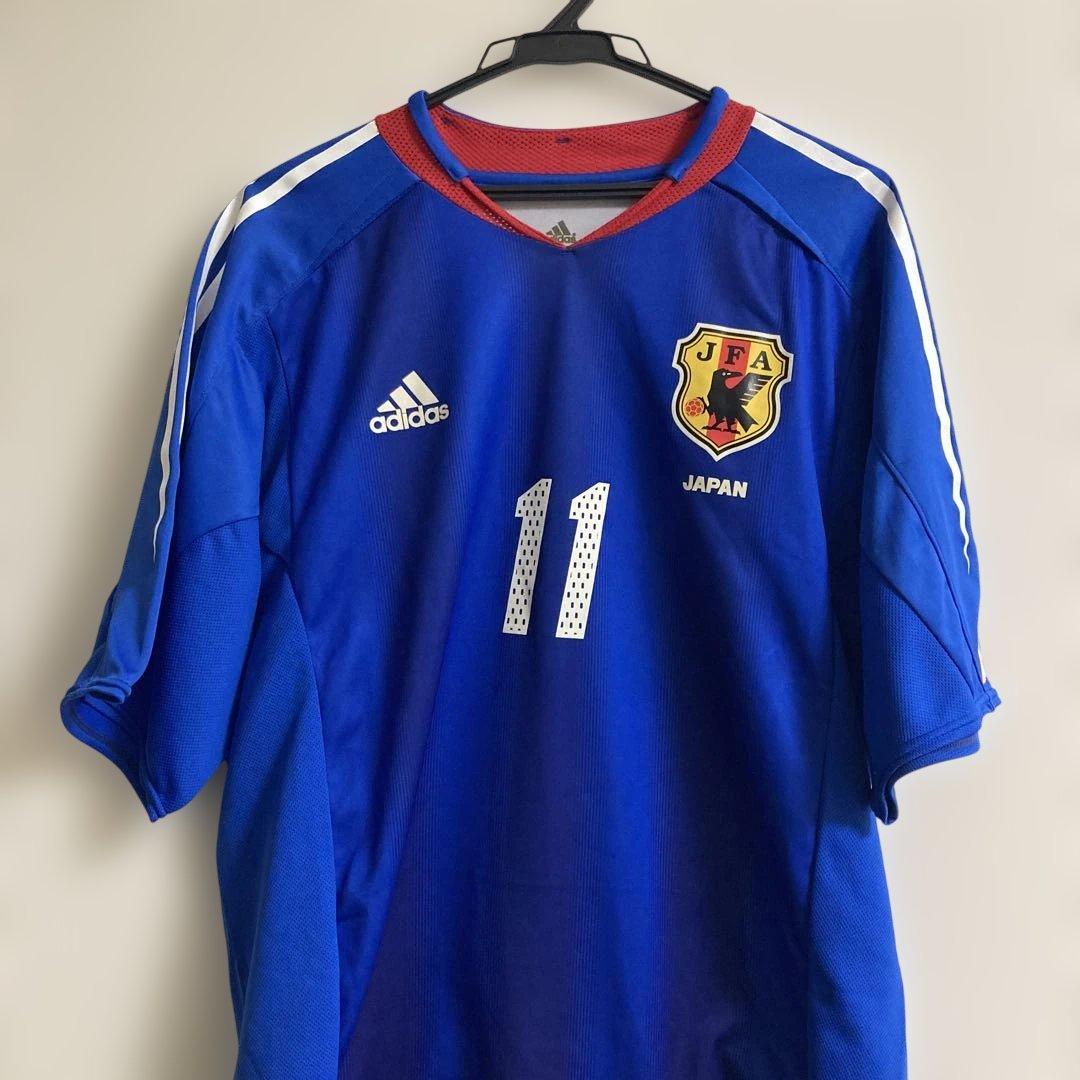 三浦知良 直筆サイン入り 日本代表ユニフォーム 2004年モデル Lサイズ