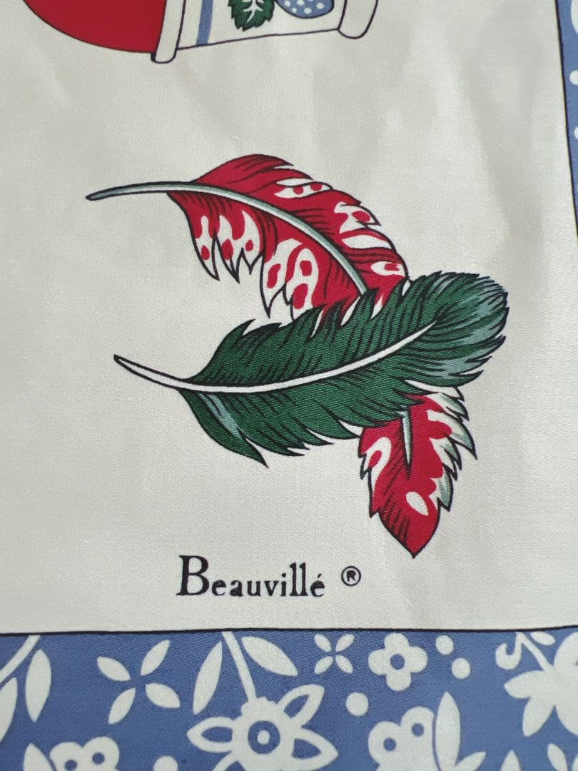 Beauville ボーヴィレ　仏初最高級テーブルクロス　エッグデザイン