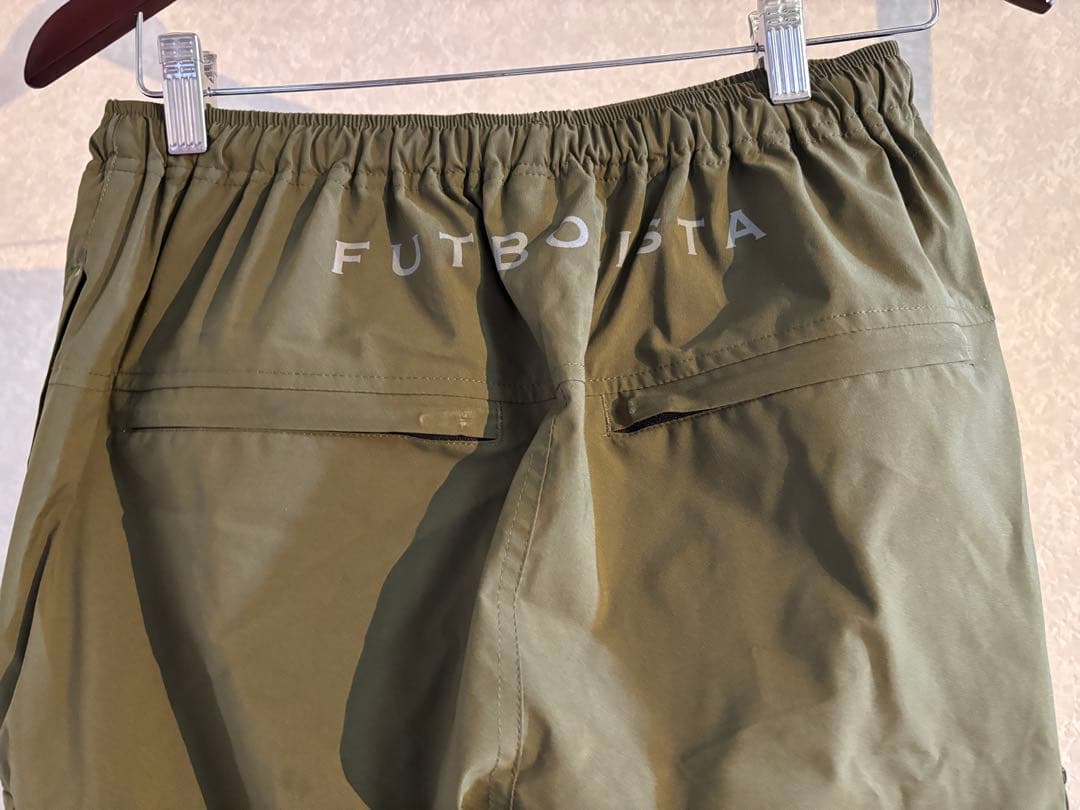 LUZeSOMBRA TWM ストレッチ タフタ カーゴ ロングパンツ(カーキ)
