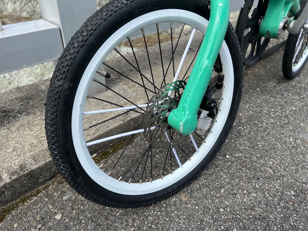 STRIDA SX 折りたたみ自転車 ミントグリーン　カスタム