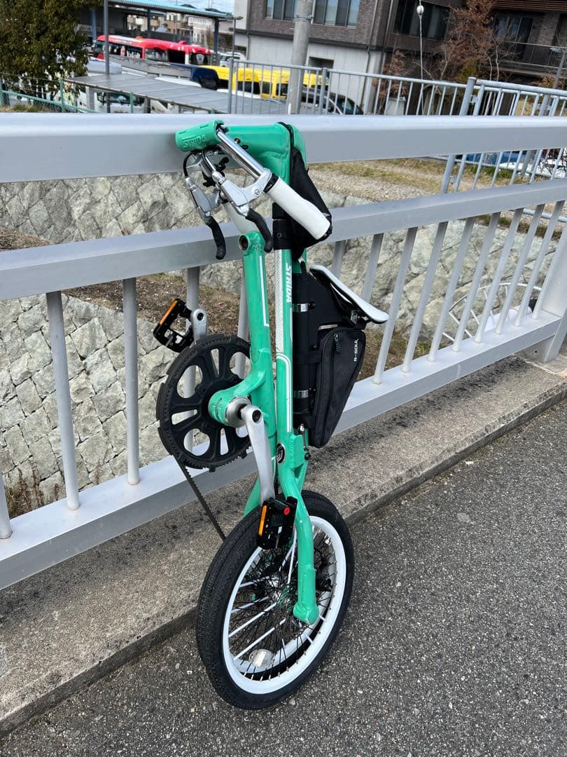 STRIDA SX 折りたたみ自転車 ミントグリーン　カスタム