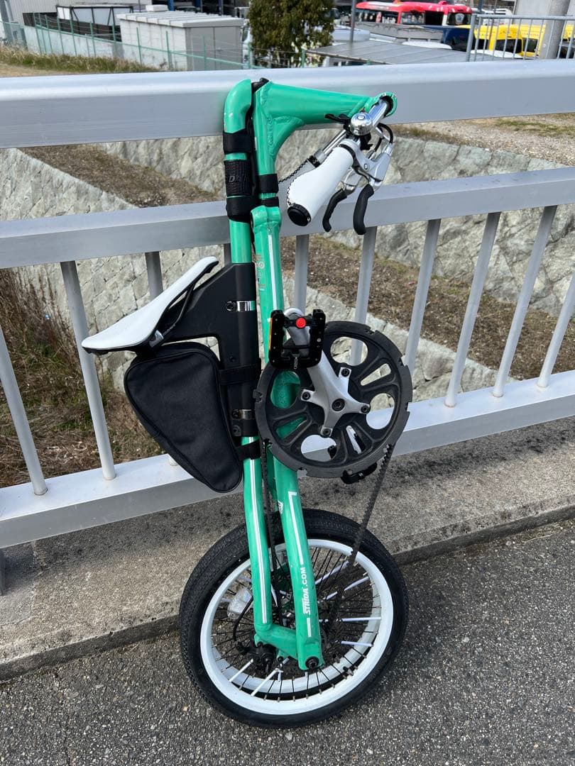 STRIDA SX 折りたたみ自転車 ミントグリーン　カスタム