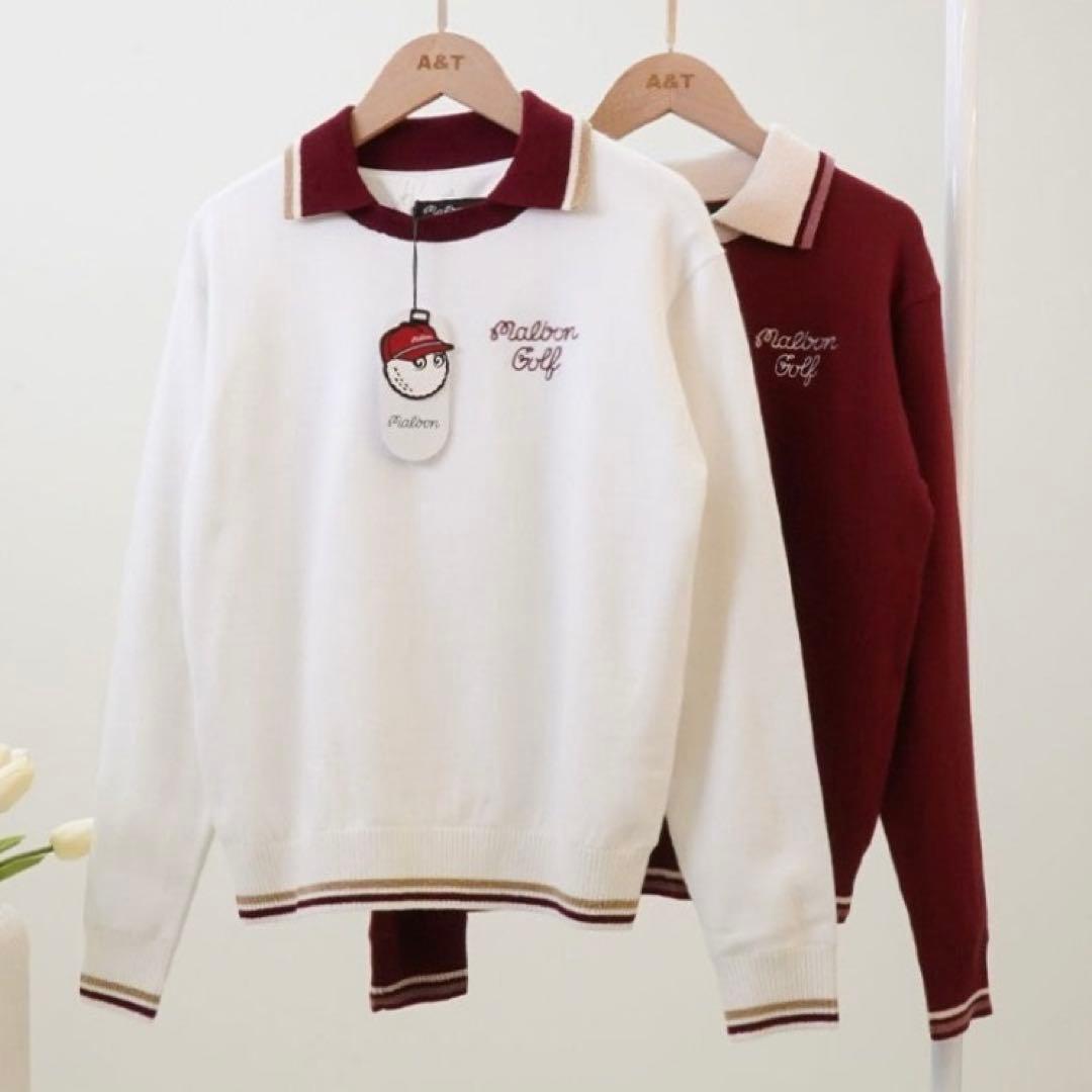 ■即発送■ 新品 malbon マルボン レディース セーター トップス 長袖