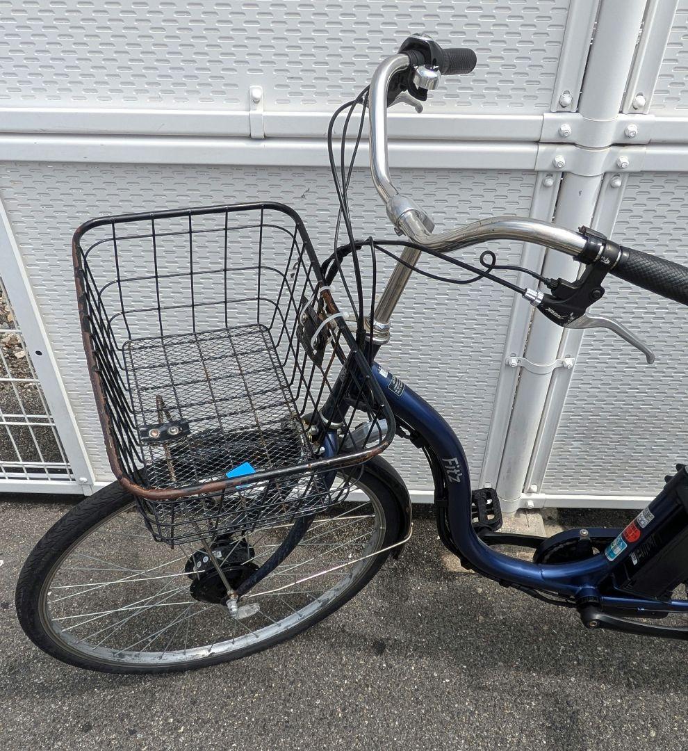 シティタイプ 電動アシスト5.8A充電器付き自転車 ネイビー