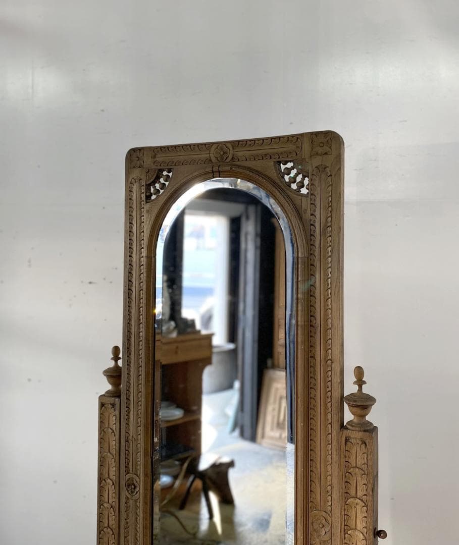 フランス アンティーク French Mirror ミラー 鏡 テーブル チェア