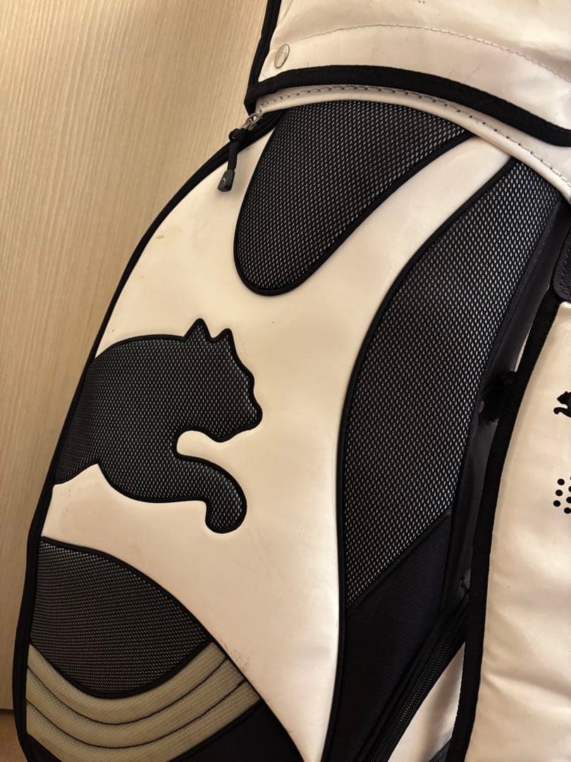 【PUMA プーマ】ゴルフ GOLF キャディバッグ ゴルフバッグ ホワイト