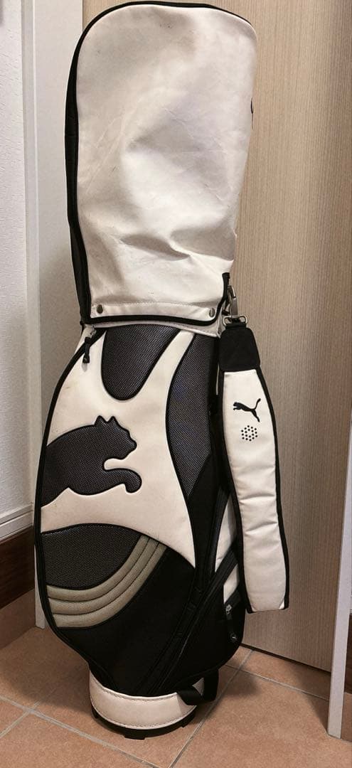 【PUMA プーマ】ゴルフ GOLF キャディバッグ ゴルフバッグ ホワイト